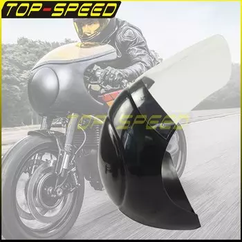 Обтекатель для лобового стекла Cafe Racer Racing, винтажный обтекатель для фар Ducati Moto Guzzi BMW Street Yamaha