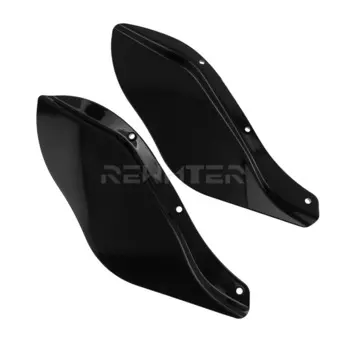 Обтекатель для мотоцикла, боковые крылья, ветровое стекло, дефлектор воздуха, черный чехол для Harley Touring FLHX FLHT Road King Street Glide 1996-2013