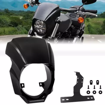Обтекатель для мотоциклетных фар с Черной головкой и ДХО светильник для Softail breaker FXBR FXBRS 2018-2021, аксессуары