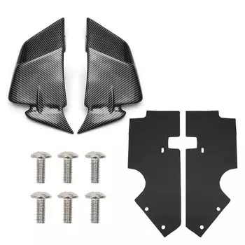 Обтекатель крыла лобового стекла из АБС-углеволокна, передний аэродинамический спойлер, крыло для BMW S1000RR S1000 RR M1000RR 2019 2020 2021