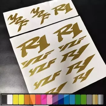 Обтекатели для графического бака мотоцикла YZF R1, Передние наклейки с эмблемами, наклейки для Yamaha YZF R1 98-24 YZF-R1 YZF1000 1998-2024