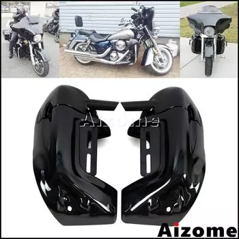 Обтекатели для нижних вентиляционных ног мотоцикла, перчаточный ящик для Harley Touring Road King Street скользящий Electra Glide Ultra Classic 1983-2012