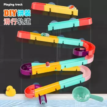 Обучающая игрушка, детские игрушки, детская водная дорожка, игровая музыка, детская игрушка «сделай сам» для ванной