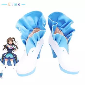 Обувь для косплея Honda Mio Shimamura Uzuki из искусственной кожи на Хэллоуин