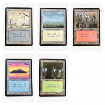 обычные 7 (SLD) TCG Волшебные карты Высочайшее качество Прокси Игральные карты простоли острова с болотным кольцом Настольная игра Коллекционные карты Прокси