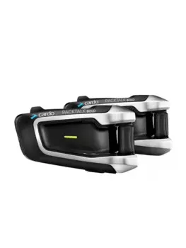 Обычный/черный золотой шлем Cardo Edge с основанием наушников Bluetooth-домофона