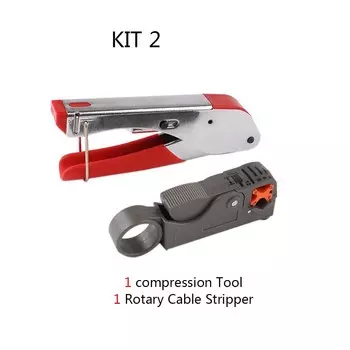 Обжимной инструмент LUBAN для коаксиального кабеля RG59 RG6, 20 головок F