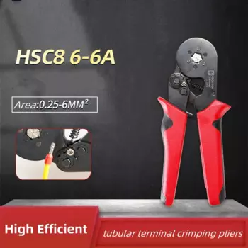 Обжимные клещи для наконечников HSC8 6-6A/6-4A 0,25-10 мм м 23-7AWG 6-6 0,25-6 мм