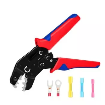 Обжимные клещи для термоусадочных разъемов и голых клемм. Прочный инструмент для обжима проводов для электрических соединений