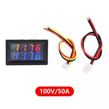 occkic Вольтметр-Амперметр 0-100V/0-200V 50A
