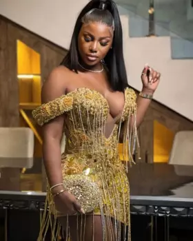 Очаровательные платья для выпускного вечера God 2025 с кисточками и бисером Vestidos De Gala, вечерние платья больших размеров, африканское женское коктейльное платье по индивидуальному заказу