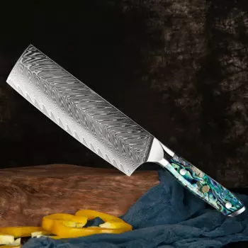 Очень острые поварские ножи, японский дамасский кухонный нож, профессиональный Высокоуглеродистый супер-стальной брикет, нож, китайский маленький кухонный нож