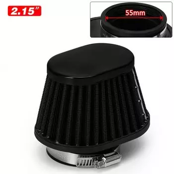 Очиститель впускного воздушного фильтра 50 мм, 51 мм, 54 мм, 55 мм, 60 мм, овальный круглый конический конусный зажим для автомобиля, мотоцикла WX-AIT320/322/324