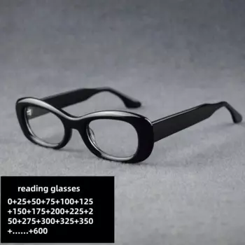 Очки для чтения квадратные, ацетатные, + 25-600