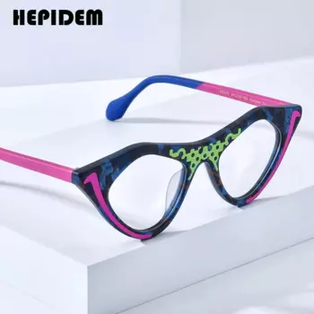 Очки женские ацетатные в стиле ретро, H9372