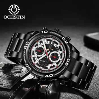OCHSTIN армейские военные спортивные аналоговые кварцевые наручные часы, модные мужские повседневные наручные часы Relogio Masculino