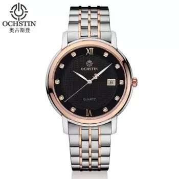 OCHSTIN Брендовые мужские Clcok Женские Простые Модные Повседневные часы мужские Дата водонепроницаемые Дамские Кварцевые Мужские наручные часы Relogio Masculino