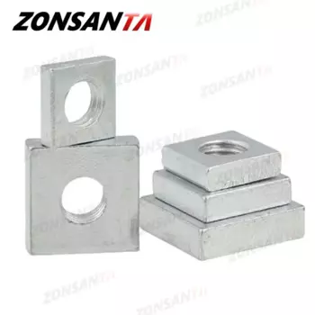 Квадратные гайки ZONSANTA из углеродистой стали M2.5 M3 M3.5 M4 M5 M6 M8