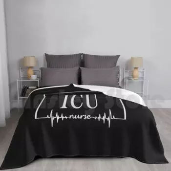 Одеяло Icu | Блок интенсивного ухода Шляпа медсестры Медсестра Icu Медсестра Забавная медсестра Icu Кардиологическая медсестра