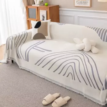 Одеяло синельное для дивана с кисточками, роскошный всесезонный универсальный чехол для дивана в скандинавском стиле, пылезащитное покрывало для дивана, 1 шт.