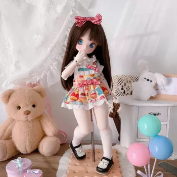 Одежда для куклы BJD, подходит для 1/4 размера, соответствует юбке на подтяжках, Одежда для куклы BJD, комплект аксессуаров для кукол 1/4