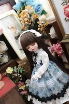 Одежда для куклы BJD, подходит для размера 1-3, 1-4, 1-6, модное кружевное платье, юбка, костюм с аксессуарами
