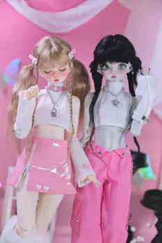 Одежда для куклы BJD подходит для размеров 1-4, модная новая Медвежья девочка, медведь, яйцо, кролик и Одежда для куклы, повседневный стиль
