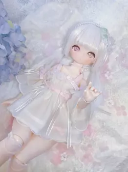 Одежда для куклы BJD, подходит для шарнирной куклы размера 1/4, белая кружевная юбка, Одежда для куклы BJD 1/4, аксессуары для кукол