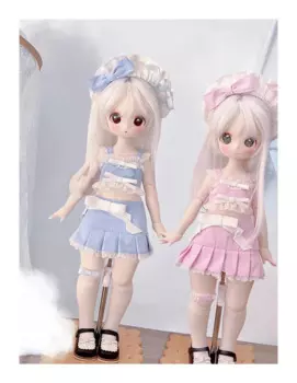 Одежда для куклы BJD, подходящая для 1/4 размера, юбка горничной BJD, Одежда для куклы 1/4, комплект аксессуаров для кукол
