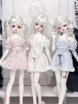 Одежда для куклы BJD sd16, 1/3,1/4, короткий топ Xiong Mei + юбка/брюки, комплект аксессуаров для куклы BJD (без куклы)