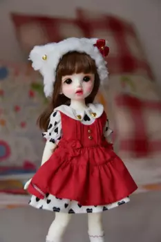 Одежда для куклы Dula, платье, юбка с кошачьими ушками Blythe ob24 Azone Licca ICY JerryB 1/6, аксессуары для кукол Bjd