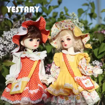 Одежда для куклы YESTARY BJD, аксессуары для рукоделия, одежда 1/6, персиковый костюм, платье, кукла, одежда, игрушки «сделай сам», подарки для девочек
