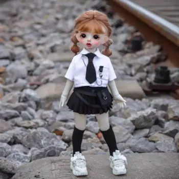 Одежда для кукол BJD 1/4 1/6, топы для кукол, короткое платье, бесплатная доставка