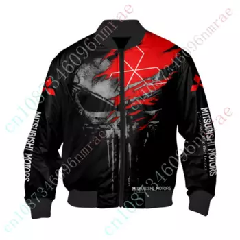 Одежда для Mitsubishi, куртки в стиле Харадзюку для мужчин, бейсбольная униформа, ветровка в стиле хип-хоп, толстые пальто, куртка-бомбер с индивидуальным логотипом