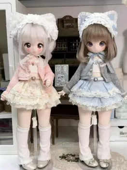 Одежда для шарнирной куклы 1/4 MSD MDD аксессуары для кукол 1/6 Yosd Милая кардиган юбка женская одежда подарок сделай сам