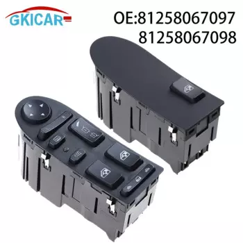 ODiDiO 81258067097 81258067098 Передняя левая и правая кнопка переключателя стеклоподъемника автомобиля для MAN TGA TGX