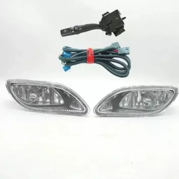 Один комплект противотуманных фар переднего бампера с проводным подключением переключателя фар для BYD F3 F3R