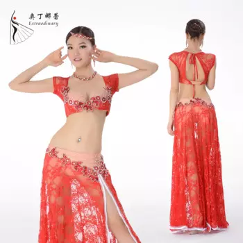 Odin narelle комплект для танца живота, Новый женский комплект для взрослых с бюстгальтером из египетской чашки, кружевное платье, костюм