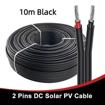 Одинарный/двухъядерный 1500 В, фотоэлемент с солнечной батареей 10 м/20 м, 4 мм, 2/6 мм2, кабель AWG, луженая медь, XLPE, оболочка для панелей PV