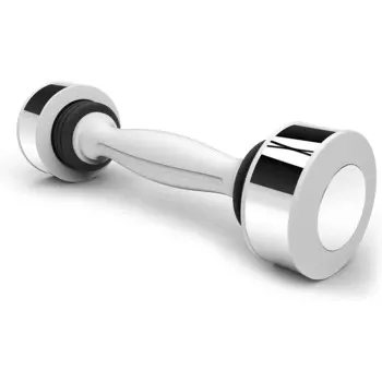 Одиночная гантель, качающаяся гантель, гантели для мужчин и женщин, оборудование для тренировок, фитнеса, белый