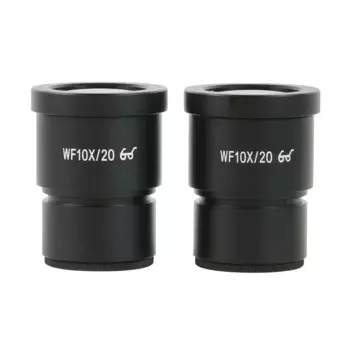 Одна пара WF10X 30 мм окуляр для стереомикроскопа аксессуары для широкого поля 20 мм 23 мм WF10X/20 WF10X/23 высокий глаз