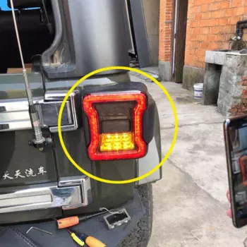 Одна пара задних фар Lantsun J363 для jeep for wrangler JK 2007-2017, задний фонарь