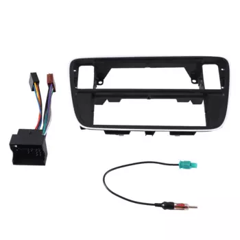 Однодиновая автомобильная антенна для приборной панели Volkswagen Up, Skoda Citigo, Seat Mii 2012 + рамка, панель радиоприемника