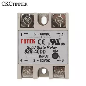 Однофазное твердотельное реле CKCTINNER SSR 10A/25A/40A