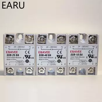 Однофазное твердотельное реле ELESAVEE SSR-10DA/25DA/40DA