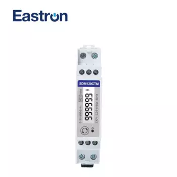 Однофазный измеритель мощности SDM120CTM RS485 Modbus, ваттметр, счетчик энергии, измеритель энергии на DIN-рейке, среднее звено