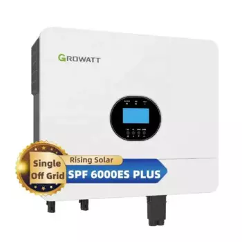 Однофазный солнечный инвертор Growatt Spf 6000Es Plus, фотоэлектрический инвертор 6000 Вт, Гц, фотоэлектрический инвертор для солнечной системы