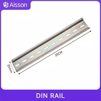 Однофазный зажим твердотельного реле из нержавеющей стали, направляющая 35 мм, DIN-рейка, подходит для монтажного кронштейна C45, фиксированный зажим для рейки