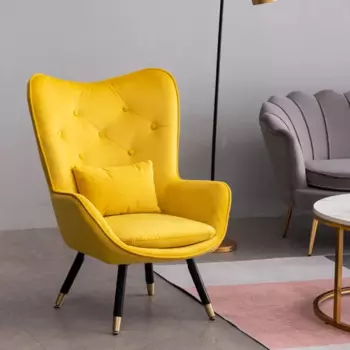 Одноместный стул в скандинавском стиле, простой современный диван для отдыха на балконе, кресло с тигровым узором из американской ткани, мебель для гостиной и спальни