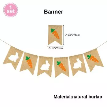 Одноразовая пасхальная посуда с кроликом